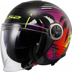 LS2 OF620 Classy Palm Black Κράνος Μηχανής Jet 1200gr