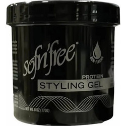 Sofn'free Styling Black Gel Μαλλιών Ανδρικό με Χρώμα 170gr