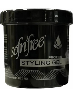 Sofn'free Styling Black Gel Μαλλιών Ανδρικό με Χρώμα 170gr