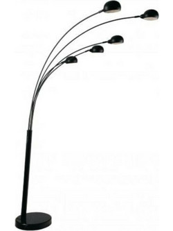 Luce Μοντέρνο Φωτιστικό Δαπέδου Υ219xΜ108cm με Ντουί για Λαμπτήρα E14 σε Μαύρο Χρώμα I-ERACLE-PT NERO 8031414877348
