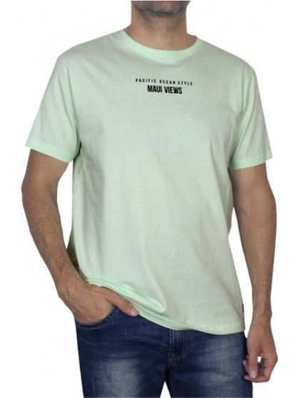 Τ-shirt σε βεραμάν χρώμα με μεγάλη στάμπα στην πλάτη - FORESTAL