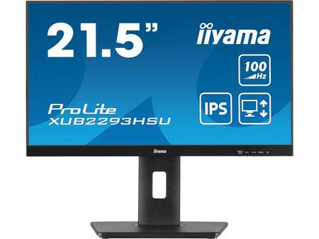 iiyama ProLite XUB2293HSU-B6 IPS Gaming Monitor 21.45" 1920x1080 FHD 100Hz 1ms