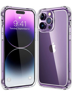 Back Cover Θήκη Σιλικόνης Anti-Shock για iPhone 14 Pro Διάφανο