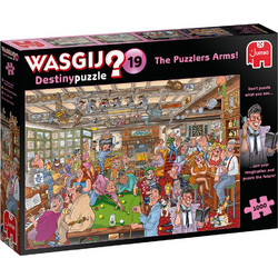 Puzzle Jumbo Wasgij Destiny 19 Cafe De Puzzelhoek 1000 Κομμάτια