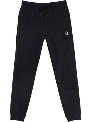 Converse Ανδρικό Παντελόνι Φόρμας Μαύρο 10024521-A01