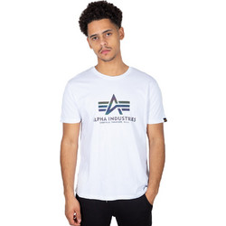 Alpha Industries Ανδρική κοντομάνικη μπλούζα Basic Big Logo Rainbow Reflective T-Shirt 09