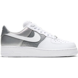 Nike Air Force 1 '07 Γυναικεία Sneakers Flatforms Λευκά Ασημί DD6629-100