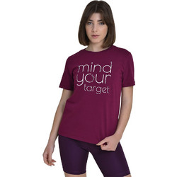 Target Γυναικείο Αθλητικό T-Shirt Μπορντό S23/65000-03