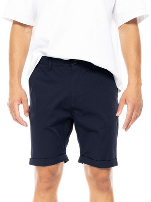 Biston Ανδρική Βερμούδα Chino Navy Μπλε 49-221-026