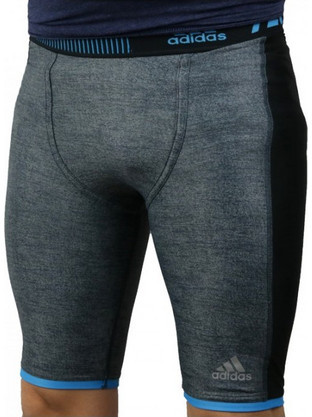 Adidas Techfit Chill Ανδρικό Κολάν Σορτς Γκρι S27030