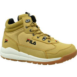 Fila Alpha Mid Ανδρικά Μποτάκια Suede Μπεζ 1010736-EDU