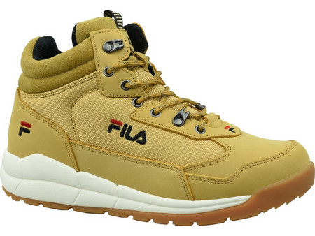 Fila Alpha Mid Ανδρικά Μποτάκια Suede Μπεζ 1010736-EDU