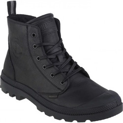 Palladium Ανδρικά Αρβυλάκια Δερμάτινα Μαύρα 76888-008-M