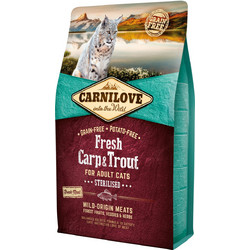 Carnilove Sterilised Adult Grain Free with Fresh Carp & Trout 2kg