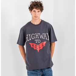Tee Library Highway to Hell T-Shirt (TDS-29-RF-Charcoal)