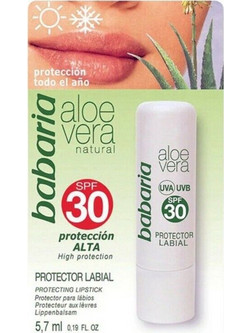 Babaria Aloe Vera Lip Balm SPF30 5.7gr