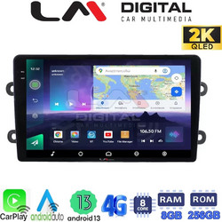 LM Digital ZQ8708 Ηχοσύστημα Αυτοκινήτου με Οθόνη Αφής 9" GPS