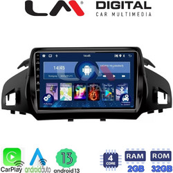 LM Digital ZN4362 Ηχοσύστημα Αυτοκινήτου με Οθόνη Αφής USB Bluetooth & GPS