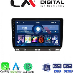 LM Digital ZN4718 Ηχοσύστημα Αυτοκινήτου με Οθόνη Αφής USB Bluetooth & GPS