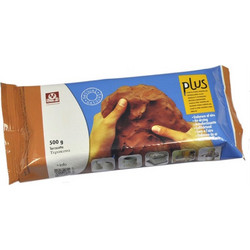 Πηλός καλλιτεχνίας Plus καφέ 500gr. 20320010