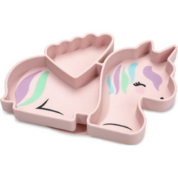 Melii Πιάτο Σιλικόνης με Βεντούζα Unicorn