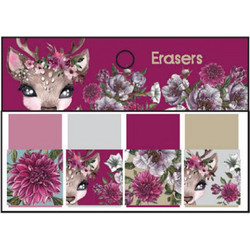 Back Me Up Γόμες Σετ 4 τμχ Deer (357-10008)