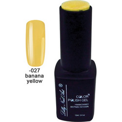 Lilly Nail Art Color Gel Banana Yellow Ημιμόνιμο Βερνίκι Νυχιών 12ml