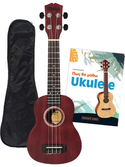 Malibu MA-20S Pro Series Red Soprano Bundle 2