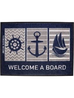 Marine Business Aντιολισθητικό Πατάκι Σκάφους Mat Boat Welcome A Board (50x70 cm)