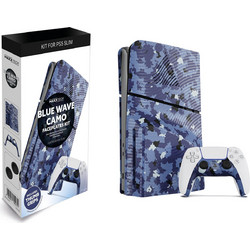 Maxx Tech Blue Wave Camo Faceplates Kit Κάλυμμα για PS5