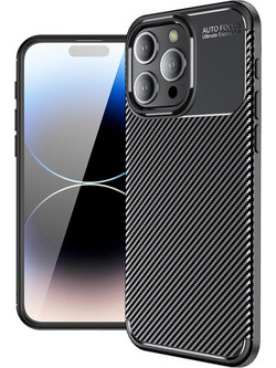 Θήκη Ancus AutoFocus Carbon Fiber για Apple iPhone 16 Pro Μαύρη