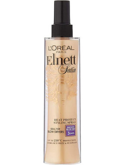 L'Oreal Paris Elnett Satin Straight Heat Protect Styling Ισιωτική Θεραπεία Μαλλιών για Όγκο κατά της Ξηροδερμίας 170ml