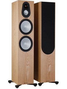 Monitor Audio Silver 500 7G Ζεύγος Ηχείων Hi-Fi Δαπέδου 250W 3 Δρόμων Ash