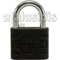 Λουκέτο Μαύρο Βαρέως Τύπου GOLDDOOR 4506
