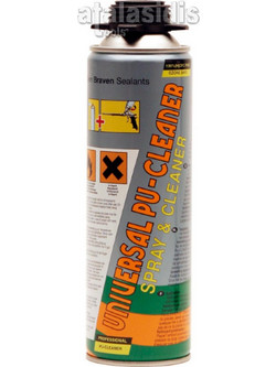 DEN BRAVEN UNIVERSAL-PU CLEANER Καθαριστικό Πιστολιού Πολυουρεθάνης 500ml