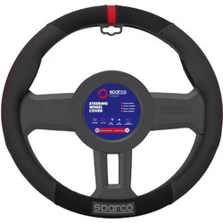 Κάλυμμα Τιμονιού Suede - Συνθετικό κόκκινο 1τμχ Sparco 169.SPS130RD