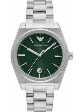 Emporio Armani Federico Ανδρικό Ρολόι με Ασημί Μεταλλικό Μπρασελέ AR11621