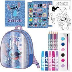 Disney Stitch backpack stationery set