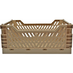 ΚΑΛΑΘΙ ΠΛΑΣΤΙΚΟ ΑΝΑΔΙΠΛΟΥΜΕΝΟ 12lt ΜΠΕΖ ΚΑΦΕ 34x24,8x14,7εκ. ANKOR