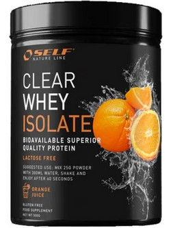 Self Omninutrition Clear Whey Isolate Orange Πρωτεΐνη Ορού Γάλακτος Γράμμωσης Χωρίς Λακτόζη & Γλουτένη 500gr