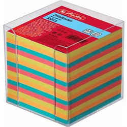 HERLITZ Κύβος με Χαρτάκια Σημειώσεων 9Χ9εκ 650 Φύλλα Χρωματιστά