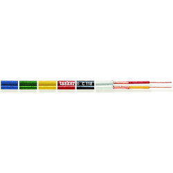 TASKER C118 PVC BLACK Mini Καλώδιο Ήχου Flat, 2x0.14mm, Μαύρο (Bulk m)