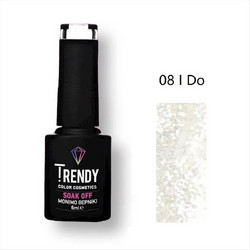 Trendy Soak Off 08 I Do Glitter Ημιμόνιμο Βερνίκι Νυχιών 6ml