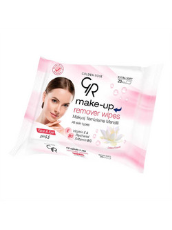 Golden Rose Μαντηλάκια Ντεμακιγιάζ 20τμχ