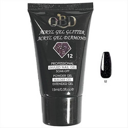 QBD 09 Diamond Glitter Acrygel 15ml