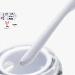 Alezori Polish Gel Extra White Liner Ημιμόνιμο Βερνίκι Νυχιών για Γαλλικό Μανικιούρ 15ml