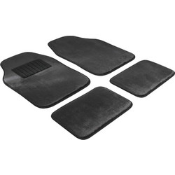Walser Πατάκια Αυτοκινήτου Universal, Comfort Drive Premium Μαύρα 4τμχ - WA29044