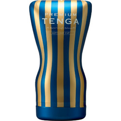 Tenga Premium Soft Case Cup Pocket Sleeve Αυνανιστήρι Blue/Gold
