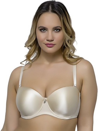 Moonlight Σουτιέν Strapless με Μπανέλα Μπεζ 2134