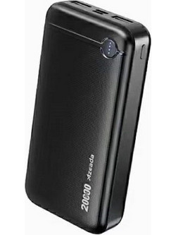 Proda Azeada PD-P108 Power Bank 20000mAh με 2 Θύρες USB-A & Θύρα USB-C Black